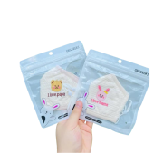 Khẩu trang muslin đóng gói xinh xắn giao tận nơi